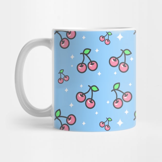 Pastel Cherries Pattern by lulubee